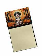 Load image into Gallery viewer, Beagle Fall Sticky Note Holder- Refiilable Desk Accessory Note Pad