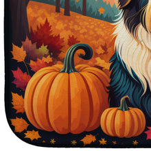 Load image into Gallery viewer, Bearded Collie Fall Dish Drying Mat