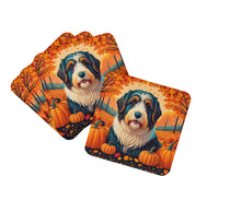Load image into Gallery viewer, Bearded Collie Fall Foam Coaster