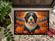 Load image into Gallery viewer, Bearded Collie Fall Doormat -  18x27 Decorative Floor Mat – Indoor/Outdoor Rug