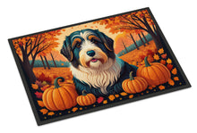 Load image into Gallery viewer, Bearded Collie Fall Doormat -  18x27 Decorative Floor Mat – Indoor/Outdoor Rug