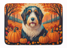 Load image into Gallery viewer, Bearded Collie Fall Memory Foam Kitchen Mat