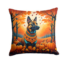 Load image into Gallery viewer, Belgian Malinois Fall Fabric Decorative Pillow