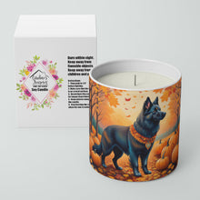 Load image into Gallery viewer, Belgian Sheepdog Fall Decorative Soy Candle