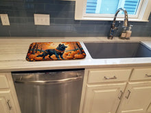 Load image into Gallery viewer, Belgian Sheepdog Fall Dish Drying Mat