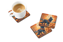 Load image into Gallery viewer, Belgian Sheepdog Fall Foam Coaster