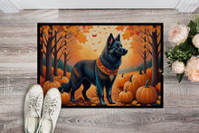 Load image into Gallery viewer, Belgian Sheepdog Fall Doormat - 24x36 Decorative Floor Mat – Indoor/Outdoor Rug with Artistic Flair