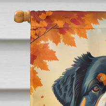 Load image into Gallery viewer, Bernese Mountain Dog Fall House Flag