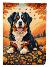 Load image into Gallery viewer, Bernese Mountain Dog Fall House Flag