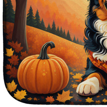 Load image into Gallery viewer, Bernese Mountain Dog Fall Dish Drying Mat