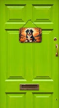 Load image into Gallery viewer, Bernese Mountain Dog Fall Wall or Door Hanging Prints
