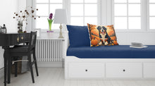 Load image into Gallery viewer, Bernese Mountain Dog Fall Fabric Standard Pillowcase – Artistic Decorative Front, White Back