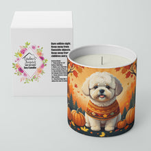 Load image into Gallery viewer, Bichon Frise Fall Decorative Soy Candle