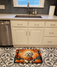 Load image into Gallery viewer, Bichon Frise Fall Memory Foam Kitchen Mat