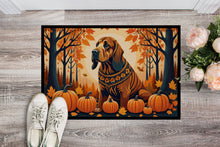 Load image into Gallery viewer, Bloodhound Fall Doormat -  18x27 Decorative Floor Mat – Indoor/Outdoor Rug