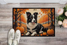 Load image into Gallery viewer, Border Collie Fall Doormat - 24x36 Decorative Floor Mat – Indoor/Outdoor Rug with Artistic Flair