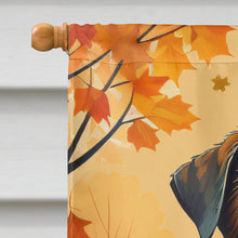 Load image into Gallery viewer, Border Terrier Fall House Flag