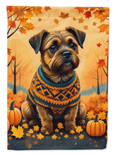 Load image into Gallery viewer, Border Terrier Fall House Flag