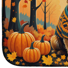 Load image into Gallery viewer, Border Terrier Fall Dish Drying Mat