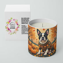 Load image into Gallery viewer, Boston Terrier Fall Decorative Soy Candle