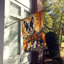 Load image into Gallery viewer, Boston Terrier Fall House Flag