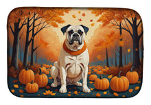Load image into Gallery viewer, White Boxer Fall Dish Drying Mat