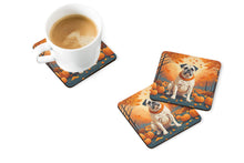 Load image into Gallery viewer, White Boxer Fall Foam Coaster