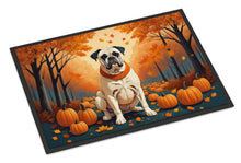 Load image into Gallery viewer, White Boxer Fall Doormat -  18x27 Decorative Floor Mat – Indoor/Outdoor Rug