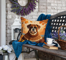 Load image into Gallery viewer, Boxer Fall Fabric Decorative Pillow