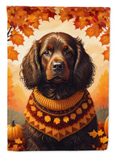 Load image into Gallery viewer, Boykin Spaniel Fall House Flag