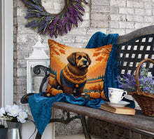 Load image into Gallery viewer, Briard Fall Fabric Decorative Pillow