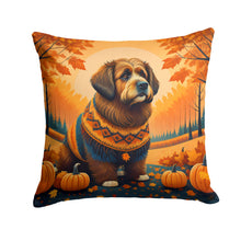 Load image into Gallery viewer, Briard Fall Fabric Decorative Pillow