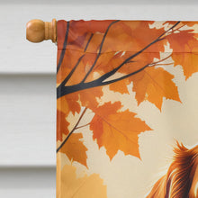 Load image into Gallery viewer, Brittany Spaniel Fall House Flag