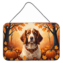 Load image into Gallery viewer, Brittany Spaniel Fall Wall or Door Hanging Prints