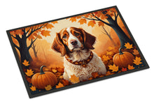 Load image into Gallery viewer, Brittany Spaniel Fall Doormat -  18x27 Decorative Floor Mat – Indoor/Outdoor Rug