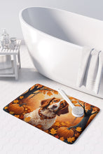 Load image into Gallery viewer, Brittany Spaniel Fall Memory Foam Kitchen Mat