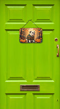 Load image into Gallery viewer, White English Bulldog Fall Wall or Door Hanging Prints