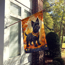 Load image into Gallery viewer, Black Cairn Terrier Fall House Flag