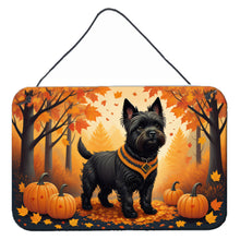 Load image into Gallery viewer, Black Cairn Terrier Fall Wall or Door Hanging Prints