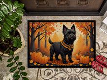 Load image into Gallery viewer, Black Cairn Terrier Fall Doormat -  18x27 Decorative Floor Mat – Indoor/Outdoor Rug