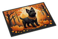 Load image into Gallery viewer, Black Cairn Terrier Fall Doormat -  18x27 Decorative Floor Mat – Indoor/Outdoor Rug