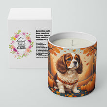 Load image into Gallery viewer, Cavalier Spaniel Fall Decorative Soy Candle