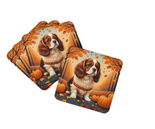 Load image into Gallery viewer, Cavalier Spaniel Fall Foam Coaster