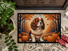 Load image into Gallery viewer, Cavalier Spaniel Fall Doormat -  18x27 Decorative Floor Mat – Indoor/Outdoor Rug