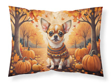 Load image into Gallery viewer, Chihuahua Fall Fabric Standard Pillowcase – Artistic Decorative Front, White Back