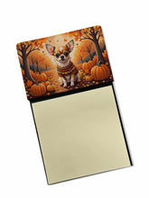Load image into Gallery viewer, Chihuahua Fall Sticky Note Holder- Refiilable Desk Accessory Note Pad