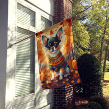 Load image into Gallery viewer, Tricolor Chihuahua Fall House Flag