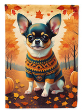 Load image into Gallery viewer, Tricolor Chihuahua Fall House Flag