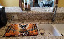 Load image into Gallery viewer, Tricolor Chihuahua Fall Dish Drying Mat