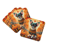 Load image into Gallery viewer, Tricolor Chihuahua Fall Foam Coaster